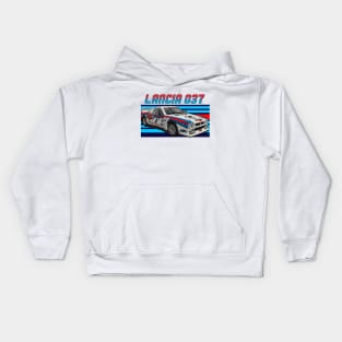 Lancia 037 Group B Kids Hoodie